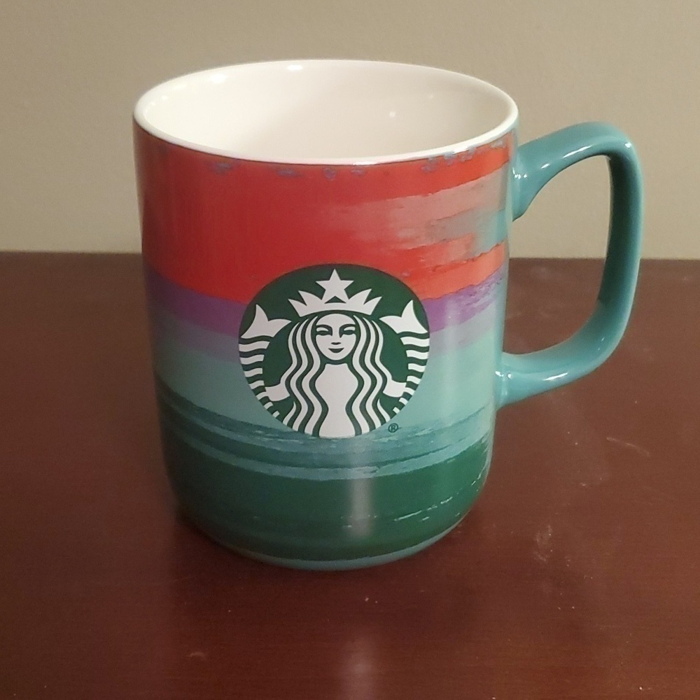 STARBUCKS 2021 Abstract Mug with Mermaid Logo